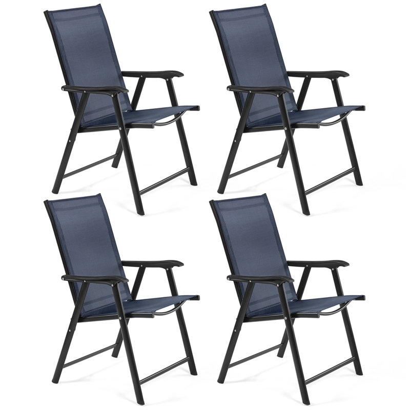 Fauteuil de patio pliant Jordin, Bleu