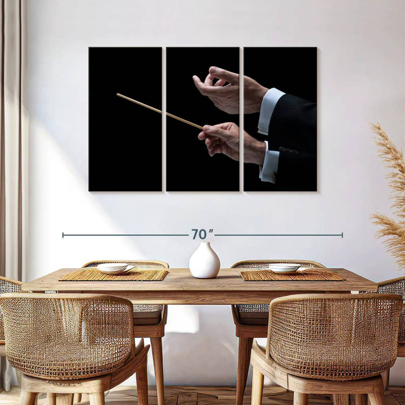 Abarca Music Conductor Hands, 36" H x 57" W