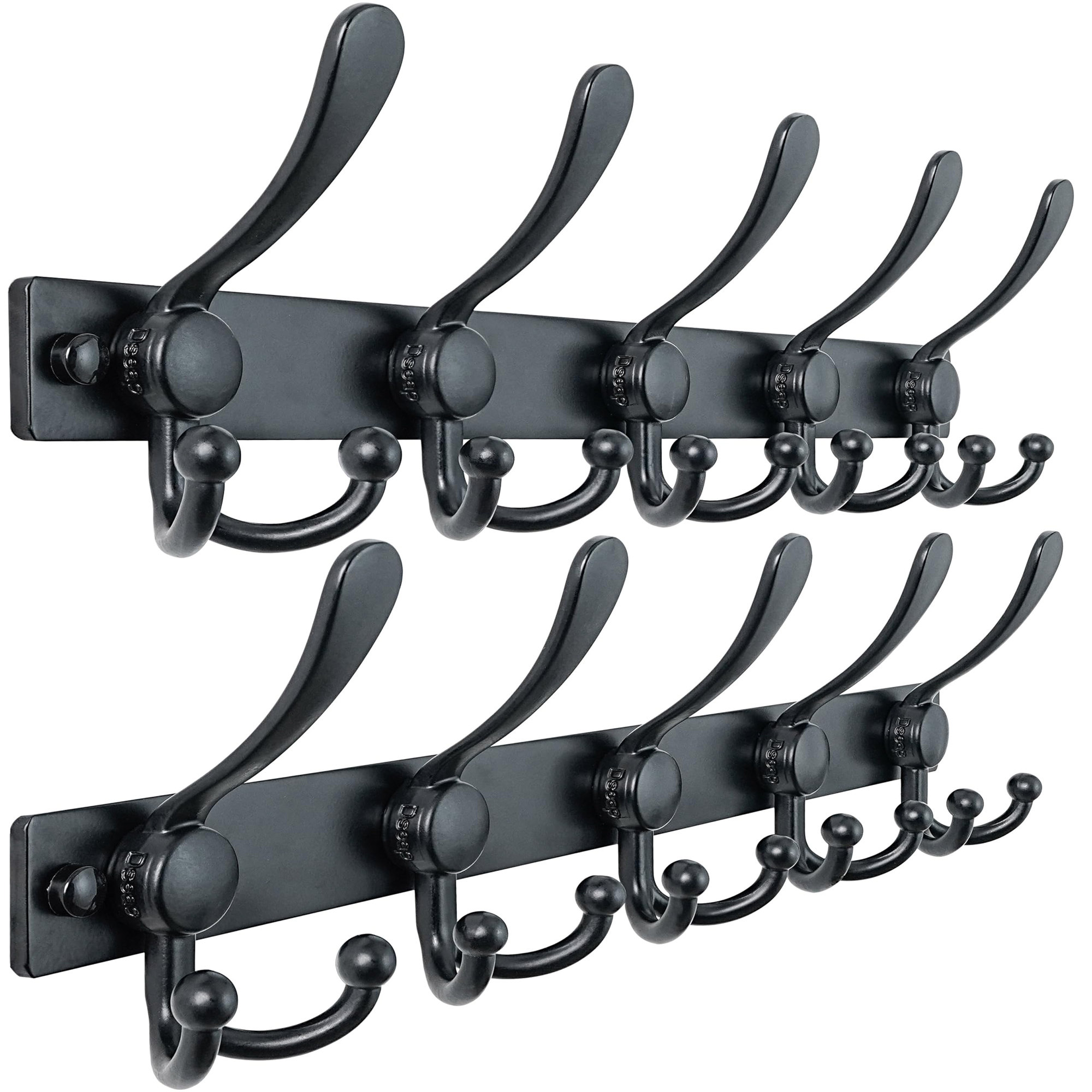 17 Stories 17-Inch Wall-Mounted Clothes Rack (Set of 2) - Wayfair Canada