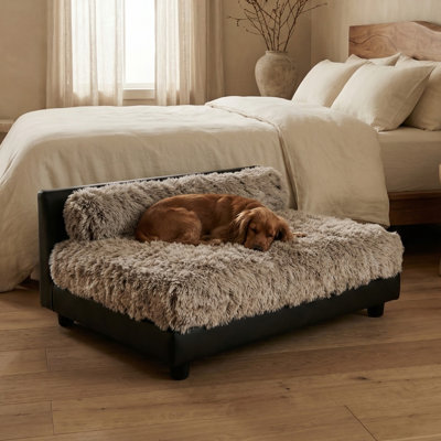 Soho Orthopedic Faux Leather Pet Bed