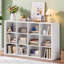 Bibliothèque moderne de 96,7 cm de hauteur avec 12 cubes, blanche-1857761377-1857761381