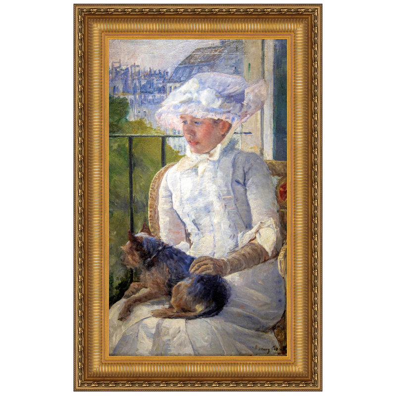 «Young Girl at a Window», 1883, reproduction d'art sur toile, H 33,25 po x l 22,25 po