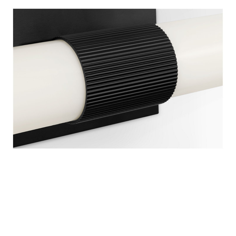 Meuble-lavabo à DEL, H 4,5 po x l 24 po x P 3,9 po, Nuit noire
