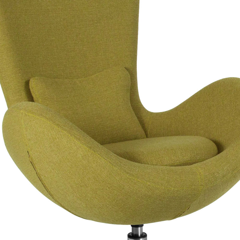 Chaise de réception pivotante avec siège incliné Marilo LeatherSoft - Siège d'invité, Vert