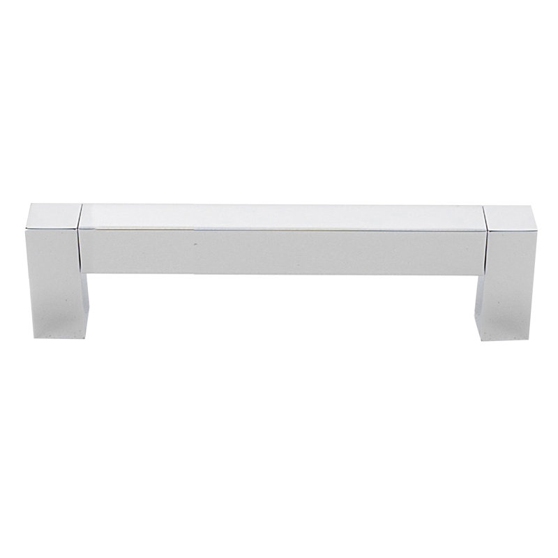 Poignée barre Block, Chrome poli, 3''