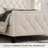 Queen Bed Frame, Velvet Upholstered Platform Bed with Wing Side Headboard, Wooden Slat Support-2050979853-2050979851