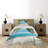 Hypnotic Coastal Polyester Coverlet-1031719757