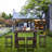 Brown Wicker Rectangular Outdoor Dining Table Bar Table