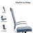 Mulkey High-Back Leather Executive Office Chair – Adjustable Swivel Desk Chair for Computer, Conference, or Home Office Use-714404527