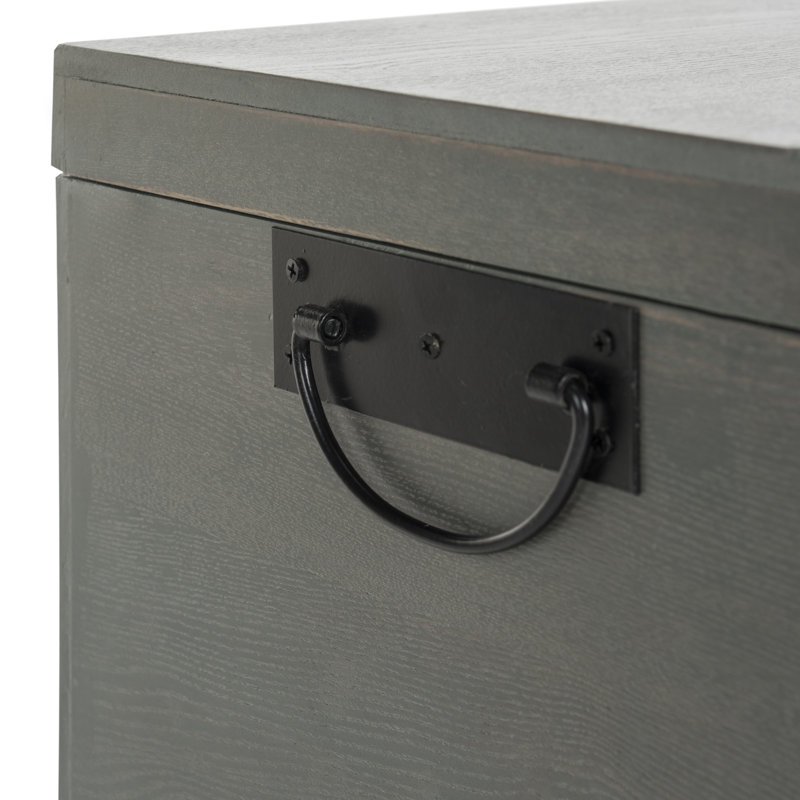 Table basse avec rangement Farnham, Gris cendré