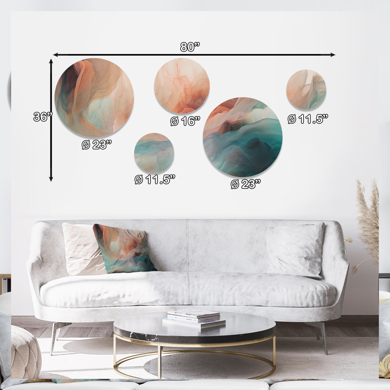 Abstract Wall Decor on Metal