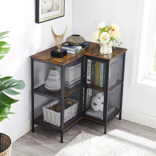 Black Smart Industrial Corner Storage Rack