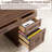 Arless 60" Farmhouse Executive Desk with Drawers, Wood Home Office Desk, File Drawer, Storage Cabinet-400116492