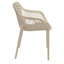 Chaise de salle à manger d'extérieur empilable Farrah-382686944