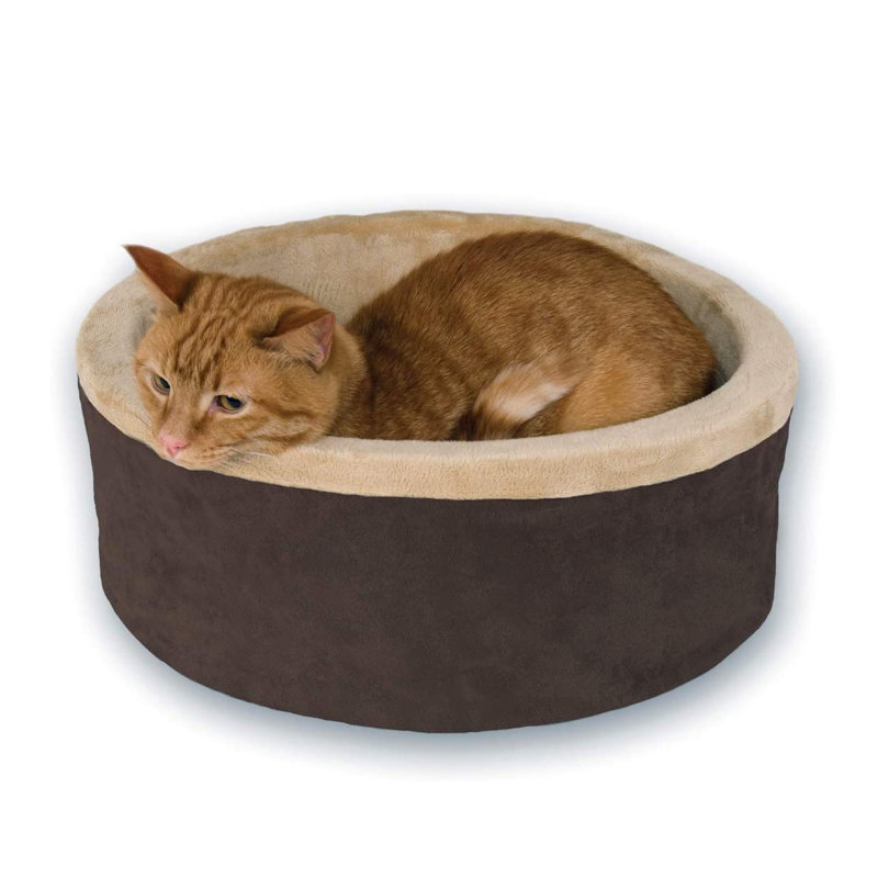 Lit pour chien Thermo-Kitty Nest, L 13 po x P 16 po x H 16 po, Sauge