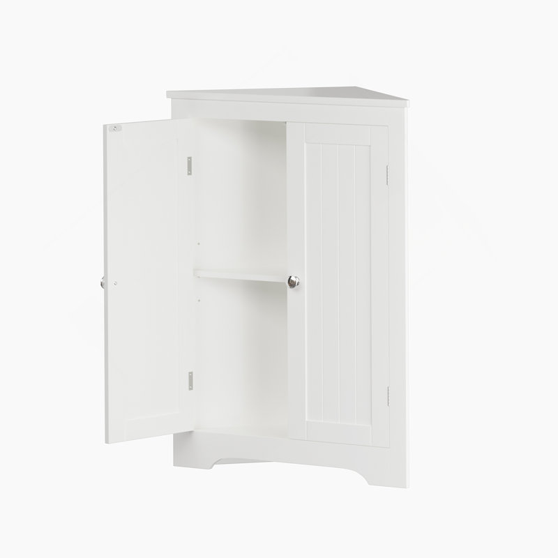 Armoire de plancher au sol avec 2 portes et tablettes réglables
