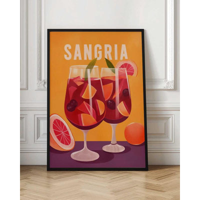 «Bright Sangria» - Art mural de fruits et cuisine