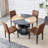 Modern Dining Set with Round Table-1231079892