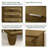 Weslyn 56" W Transitional Modern Solid Wood  6-Drawer Double Dresser-465355874