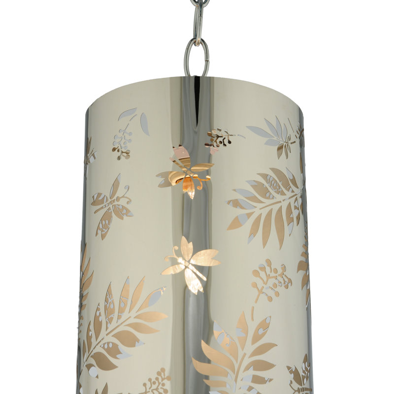 1 - Light Pendant, 16" - 61" H x 6.25" W x 6.25" D