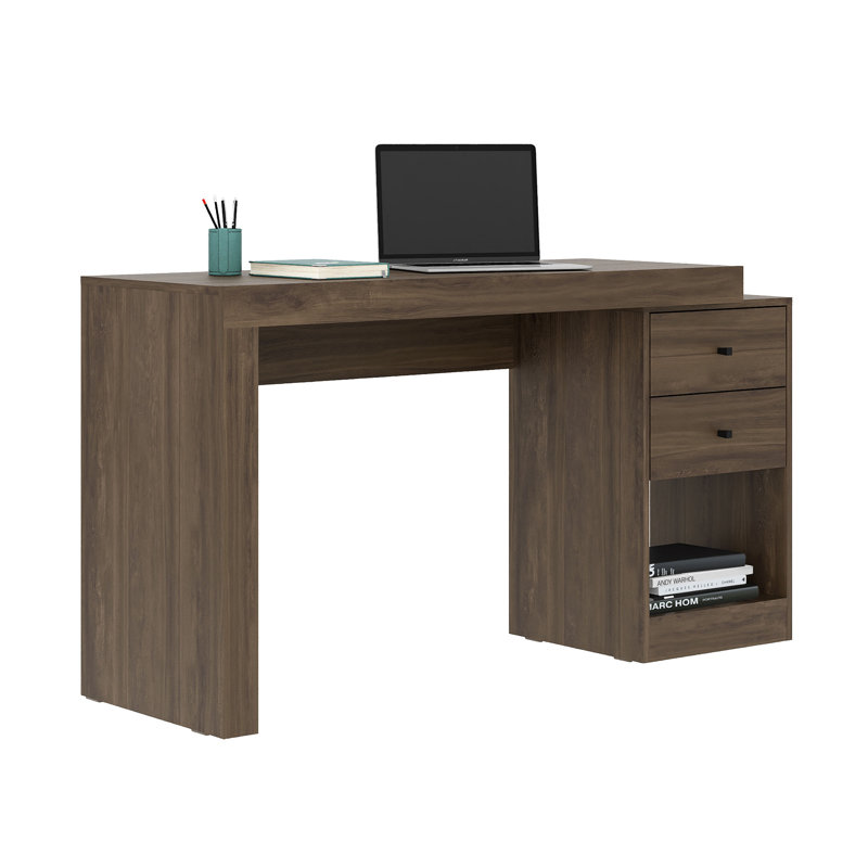 Bureau extensible Techni Mobile, noyer, Brun