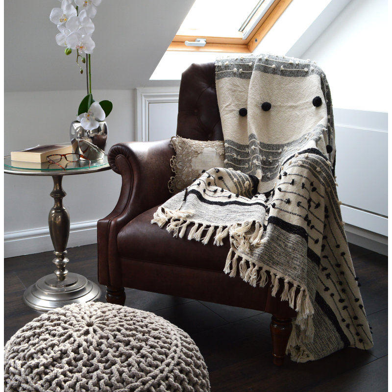 Bobble Textured Boho Throw