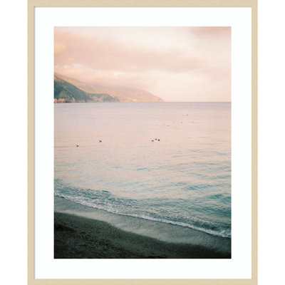 Italian Coast by Justine Milton Wood Framed Wall Art Print