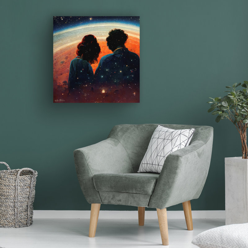 Œuvre de bolognaise, bolologia Ben Heine «We Belong To Eachother In The Cosmos», H 14 po x l 14 po