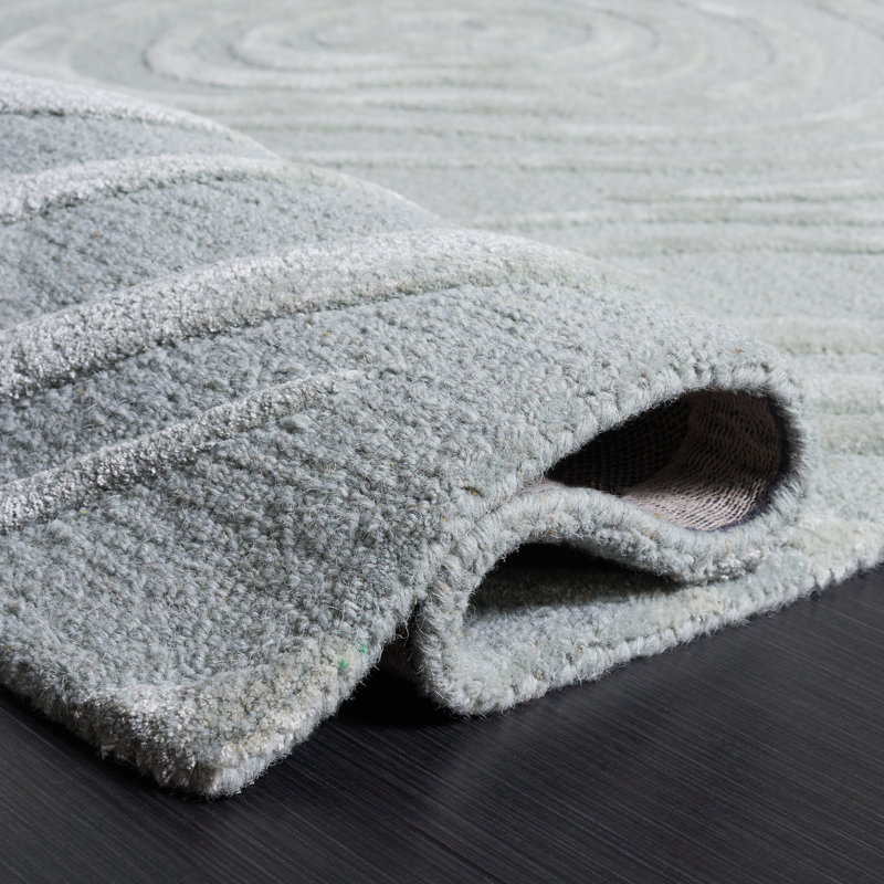 Laine touffetée à la main Glamour Viscose Tapis d'intérieur en coton, Tapis de couloir 2 pi 3 po x 8 pi