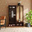 Arbre d'entrée 4 en 1 avec banc et armoire de rangement en rotin de style bohémien-781530300