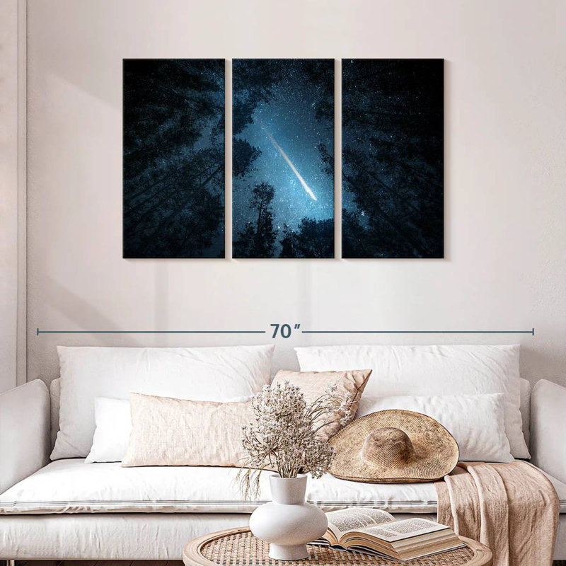 Oberle Comet Over Trees, 32" H x 50" W