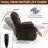Dual Motor Infinite Position Up to 350 LBS Electric Medium size Genuine Leather-1429984712