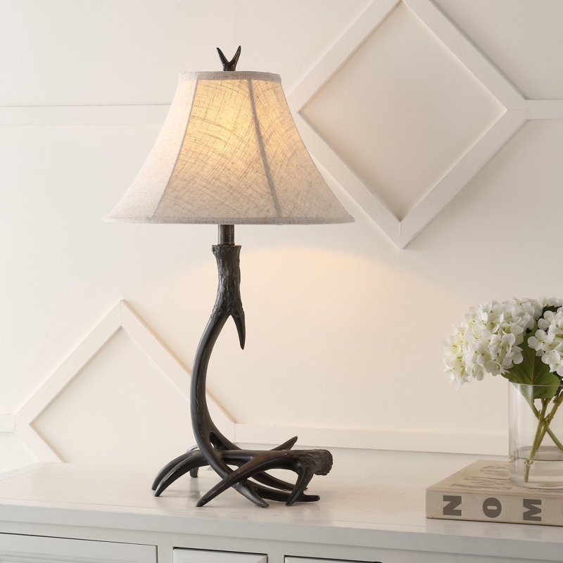 Kari Resin Table Lamp, Black
