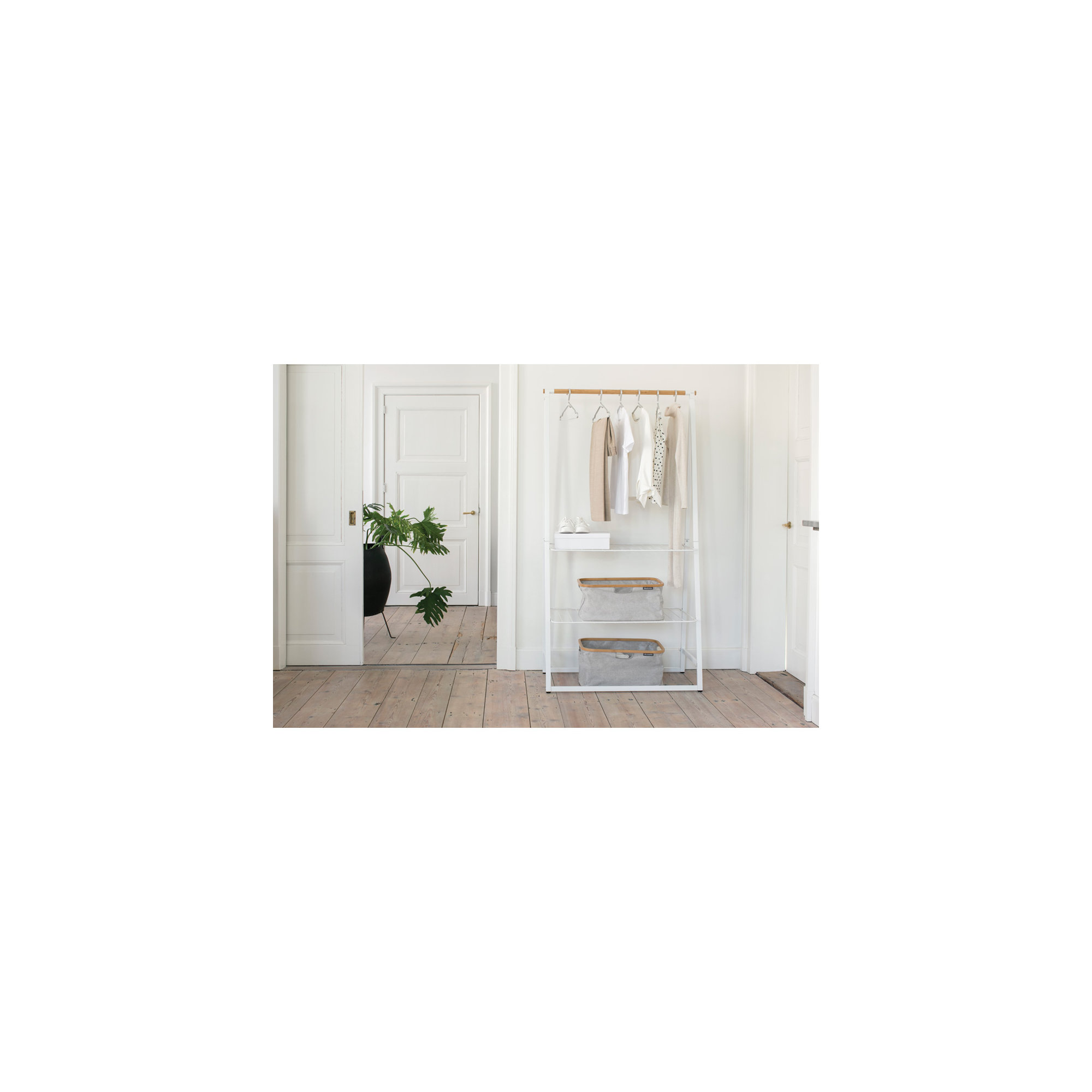 Brabantia Linn Garment Clothes Rack, Large, White