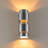 Steel Flush Mounted Ring Wall Sconce-538981713