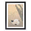 Cat and Plum Blossoms by Hishida Shunso - Picture Frame Painting Print-55513745-55513747