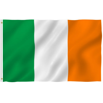 Drapeau de l'Irlande en polyester 36 x 60 po