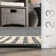 Arbab Bordered Power Loomed Gray Indoor/Outdoor Rug