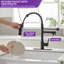 Pull Down Single Handle Kitchen Faucet with Accessories-70472616