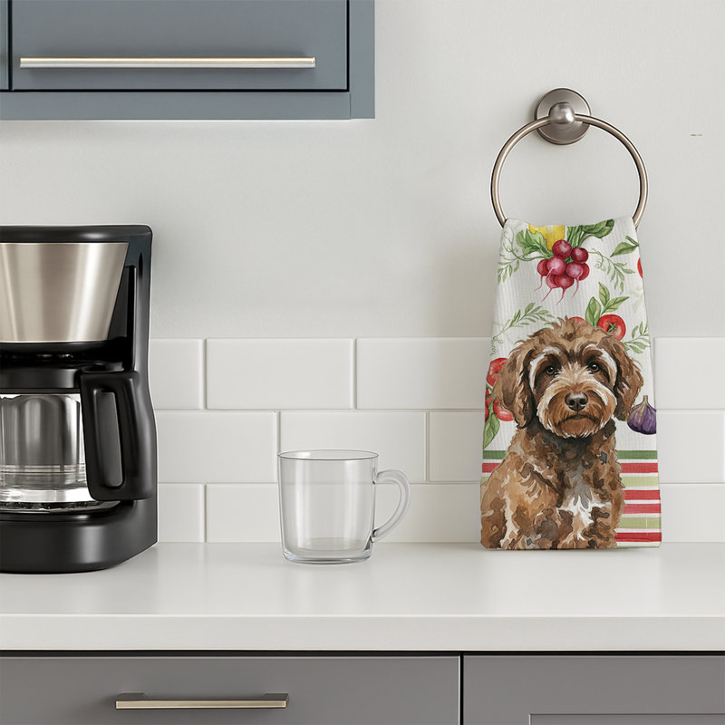 Torchon brun pour chien, Brown Portuguese Water Dog
