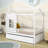 Balqees Twin Size House Daybed with Trundle-1889053033
