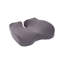 Coussin de siège en mousse viscoélastique Mind Reader, soutien ergonomique pour le bas du dos, le coccyx et le soulagement des douleurs à la hanche, favorise une meilleure posture, housse lavable, gris