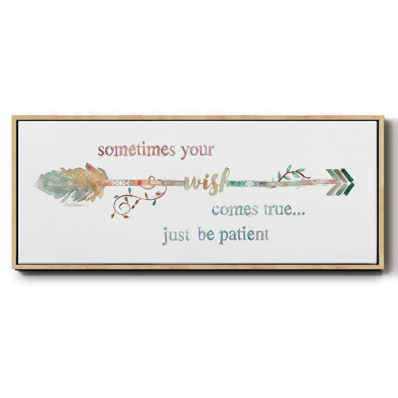 Wishing Arrow- Framed Canvas