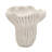 9.3X9x8.7" Sand And Cement Coral Planter With Textured Beige Finish