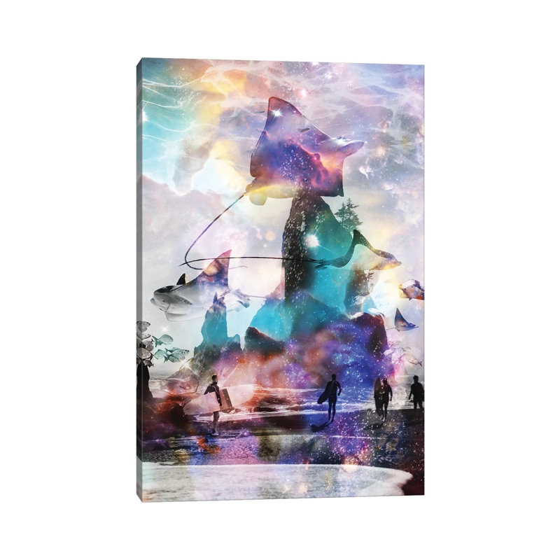 Tripping Out At Rays Point by David Loblaw - Print on Canvas, 20.32 cm H x 30.48 cm W, Wrapped Canvas