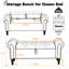 Banc de rangement pour chambre à coucher avec accoudoirs capitonnés et garniture cloutée 51 po Lunara-642507531-658603833
