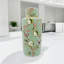 Milania Hand-Finished Porcelain Ginger Jar – Green Ceramic with Gold Rim, Tree & Bird Motif, Elegant Freestanding Décor