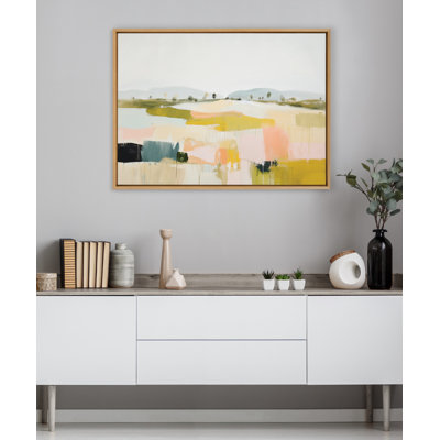Reproduction d'art sur toile encadrée "Quaint Vista I" par Amy Lighthall