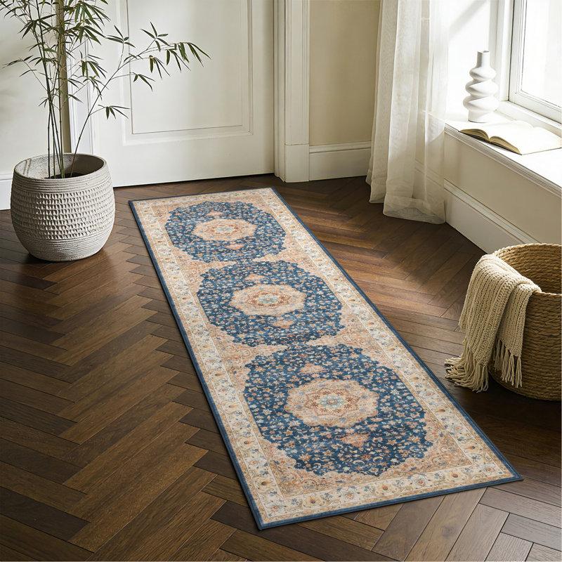 Tapis de couloir bleu marine Premier, Navy, Runner 2' x 6'11"