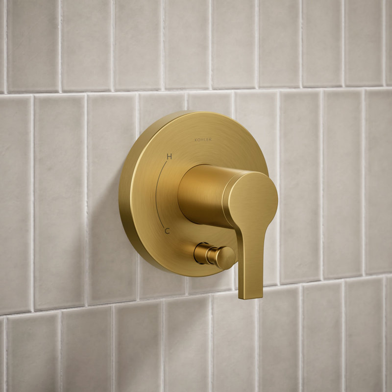 Purist® Shower Faucet, Vibrant French Gold